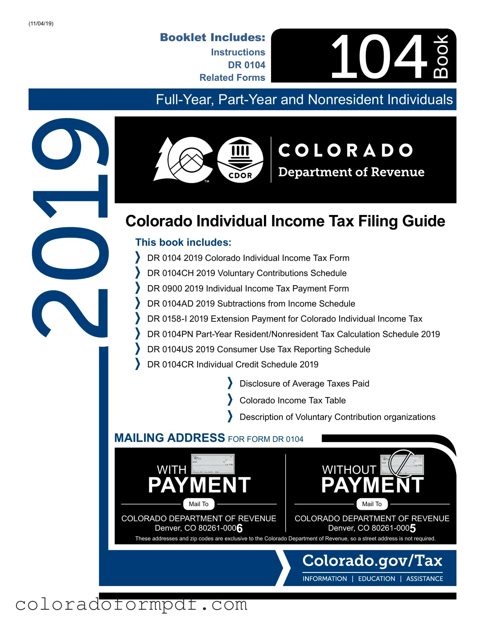 Fill Out Your Colorado Tax Form